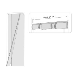 2 - Moustiquaire pour porte de camping-car Fiamma Moskito Net double panneau