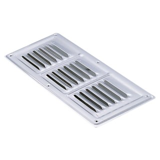1 - Grille d'aération en aluminium passage d'air 360x160 mm camping car caravane