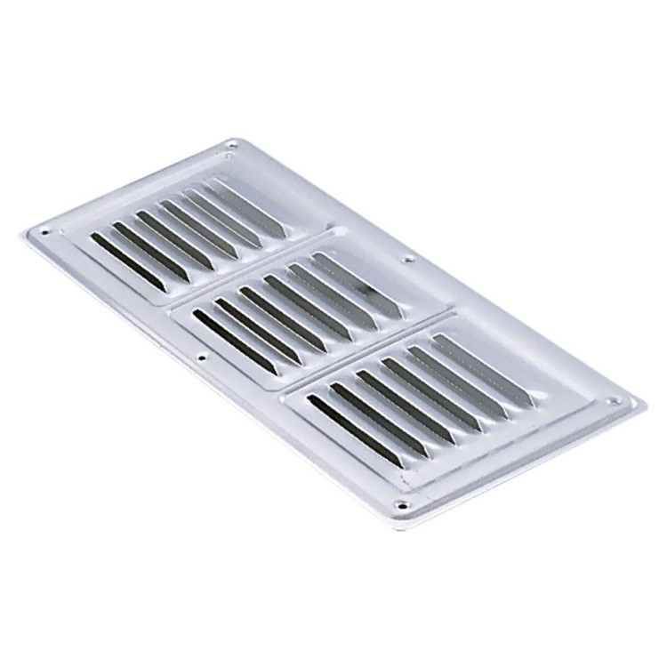 1 - Grille d'aération en aluminium passage d'air 360x160 mm camping car caravane