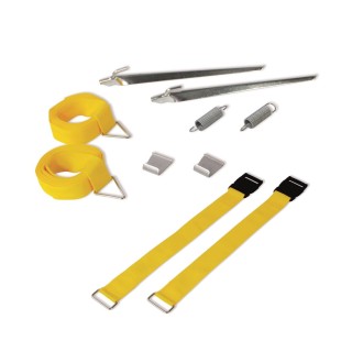 1 - Fiamma Tie Down S Bandes d'ancrage pour auvent Jaune Camper Veranda