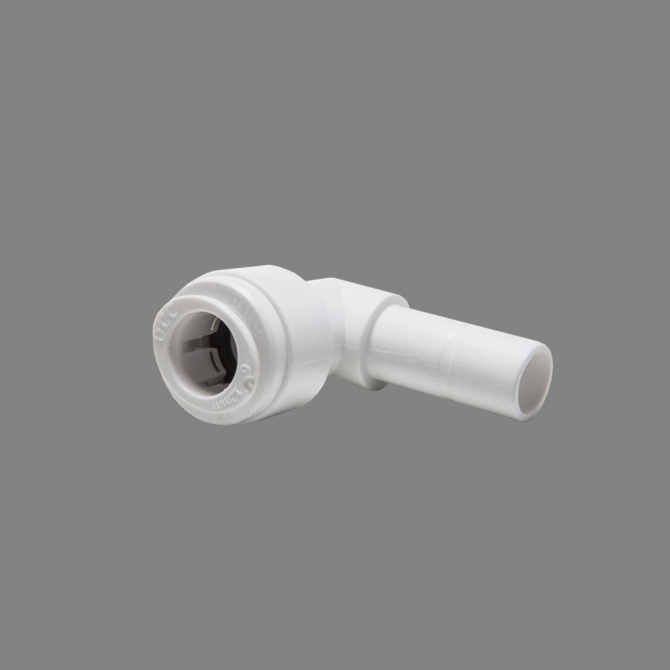 1 - Conector Codo 90 Vástago Macho Conector Rápido 12mm
