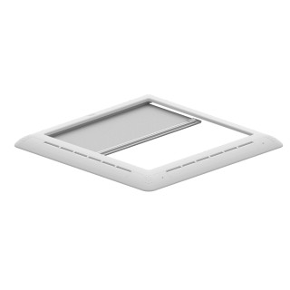 1 - Blind Fiamma Rollo Vent Neutraal Wit 40x40 voor Camper Caravan