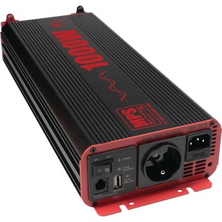1 - Onduleur Camper 1000W Pure Wave 12V Télécommande + MPS EZA