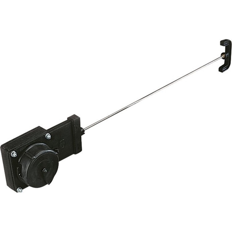1 - Válvula de drenagem grande tanque de haste longa cinza preto Camper 3"
