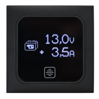 1 - CBE PT752 Voltmètre + Ampèremètre Shunt pour batterie 12V Touch Camper