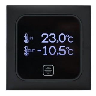 1 - Termometro Digitale per Interni e Esterni Camper CBE PT738 Touch