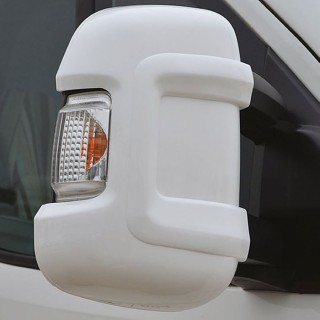 1 - Witte bescherming voor spiegels Compatibel met Ducato vanaf 2006
