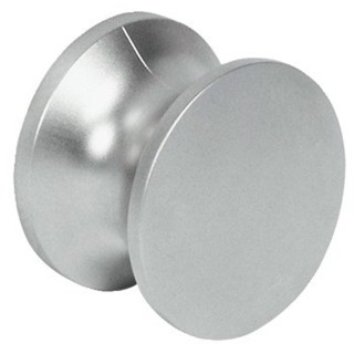 1 - Short Polished Chrome Push-Lock Lock Handle Knob Camper 
23mm