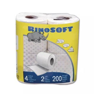 1 - Papier toilette Rinosoft pour toilettes chimiques camping-car bateau