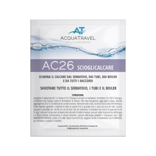 1 - Dissolvant de calcaire AC26 et Sanigen pour tuyaux de réservoir du système hydraulique de camping-car