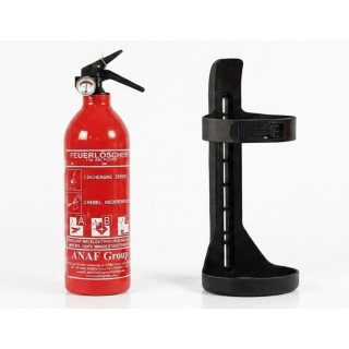 1 - Estintore a Polvere ABC da 1 kg con Manometro e Staffa