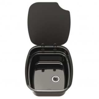 1 - Lavello da Incasso in Acciaio Inox Silver Bowl Thetford per Camper e Van 36x47 cm Nero