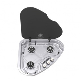 1 - Piano Cottura Angolare Thetford Basic Line 330 a Gas per Camper e Van