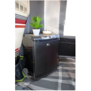 1 - EZA Frigorifero Trivalente Portatile 100 Litri con Congelatore 12L per Baita Campeggio