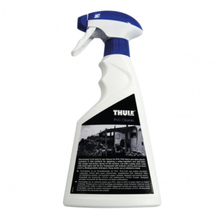 1 - Detergente Thule PVC Cleaner per Tendalini e Verande in PVC  per Camper e Caravan 500 ml