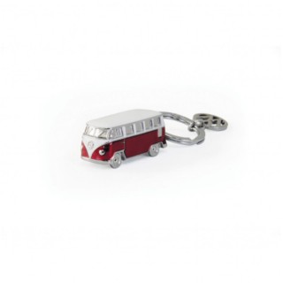 1 - Portachiavi Furgoncino Volkswagen T1 Bulli in Metallo Licenza Ufficiale VW Collection by BRISA Idea Regalo Camperisti