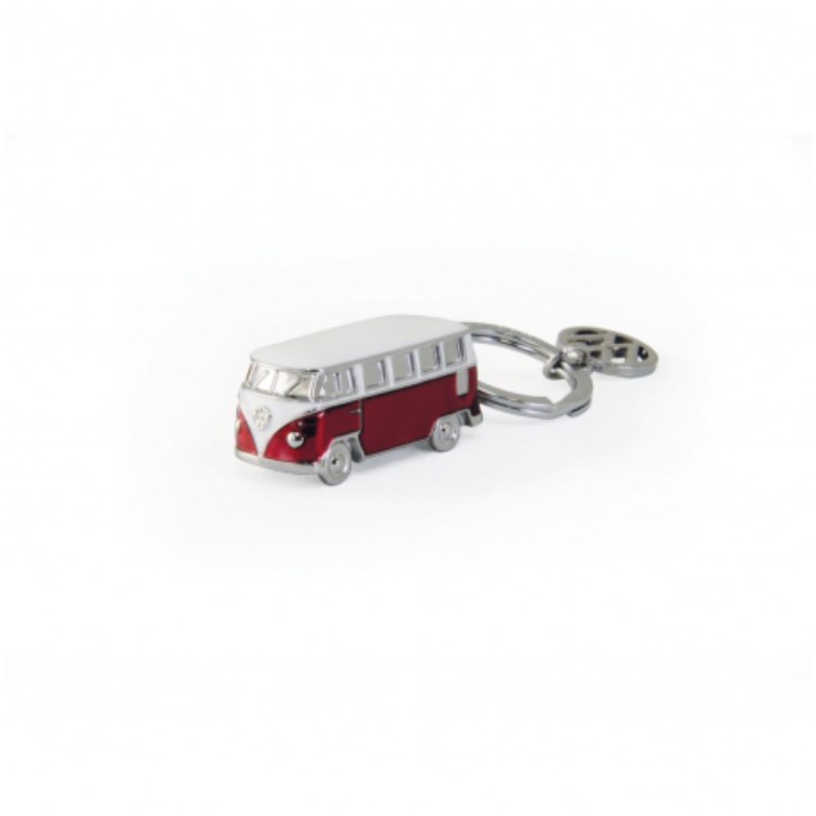 1 - Portachiavi Furgoncino Volkswagen T1 Bulli in Metallo Licenza Ufficiale VW Collection by BRISA Idea Regalo Camperisti