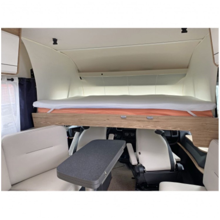 1 - Topper Coprimaterasso Memory Foam e Gel 5 cm Traspirante per Camper e Caravan 160 x 200cm