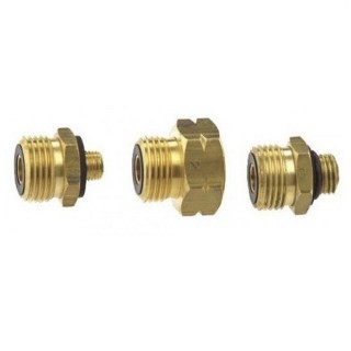 1 - Kit de 3 raccords adaptateurs pour bouteilles de gaz Italie UE