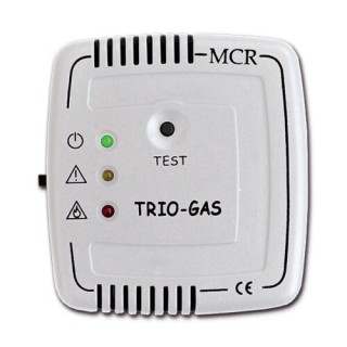1 - Detector de vazamento de gás Camper TrioGas Trivalente branco 12V