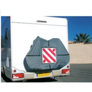 1 - Optima Fahrradabdeckung für 2- und 3-Sitzer-Camper mit Schilderhalter