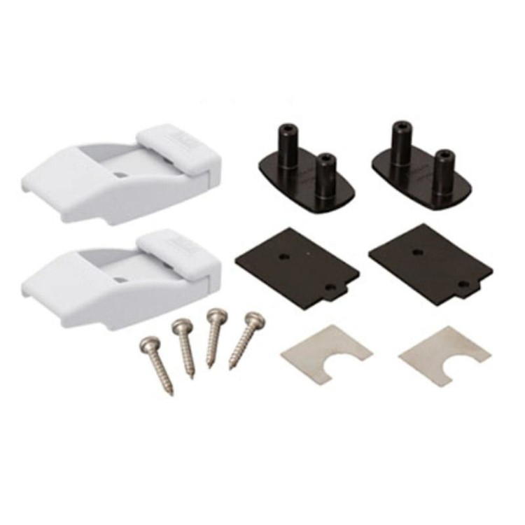 1 - Kit Agganci a Parete Fiamma Wall Brackets per Aste Veranda Camper 98655-176