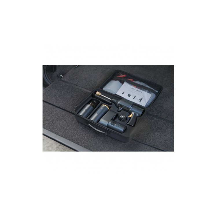 1 - Kit Multifunzione Aspirapolvere Idropulitrice Compressore e Avviatore Camper