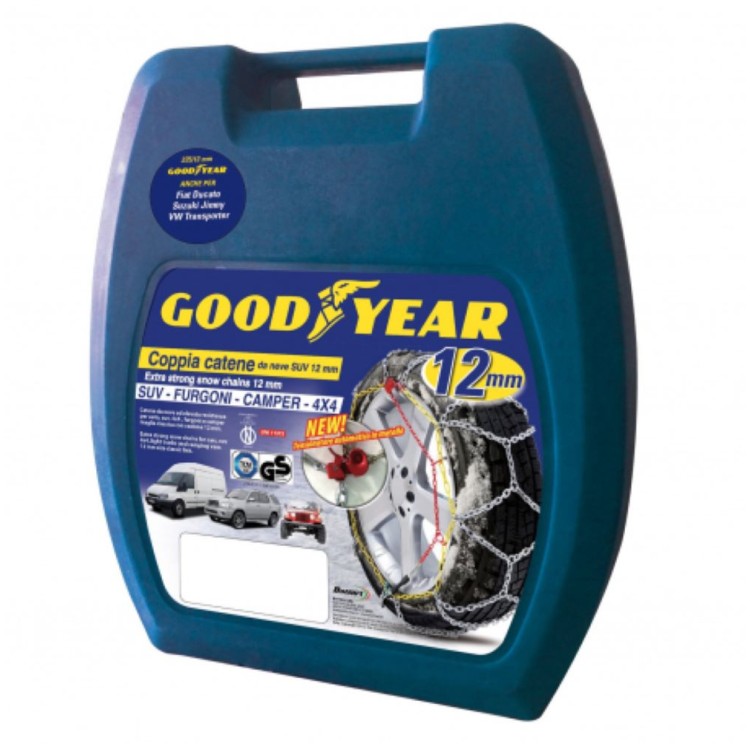 1 - Catene da Neve Goodyear 12 mm Modello 230 per Camper Van Suv