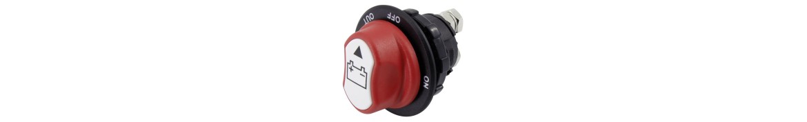 ACCESSORI BATTERIE FUSIBILI STACCABATTERIE DEVIATORE MORSETTO